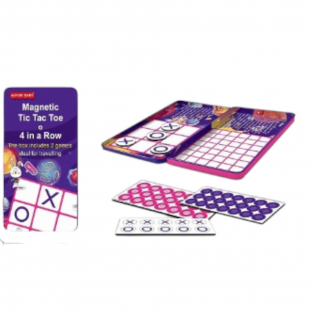 Joc magnetic in cutie metalica X si 0, Tic Tac Toe [2]