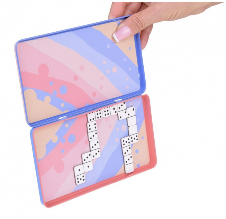 Joc magnetic in cutie metalica Domino [4]