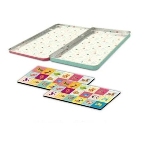 Jocuri si Jucarii - Joc de Memorie Magnetic Memo Game Animale si Plante