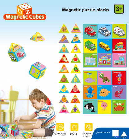 Joc magnetic tip Puzzle 3D 18 piese [3]