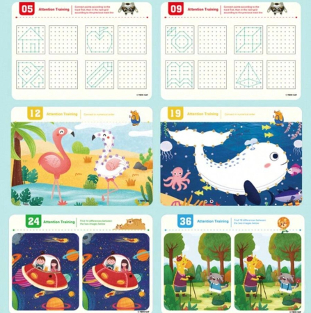 Joc Montessori – Carduri reutilizabile Scrie si sterge, Mov Animale si Imagini [2]