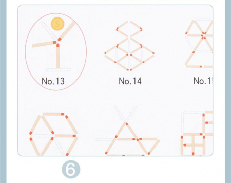 Joc Montessori de logica si matematica - Betele de chibrituri magnetice [9]