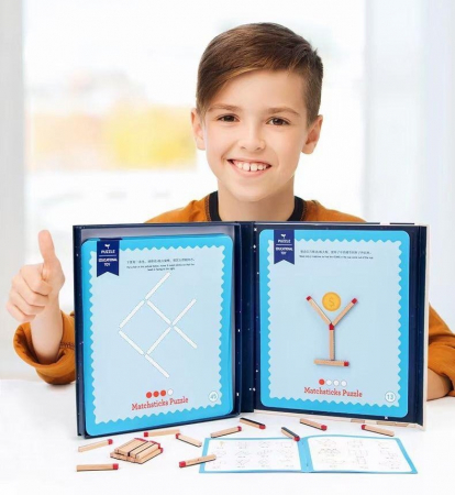 Jocuri magnetice - Joc Montessori de logica si matematica - Betele de chibrituri magnetice