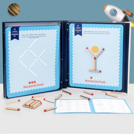 Joc Montessori de logica si matematica - Betele de chibrituri magnetice [11]