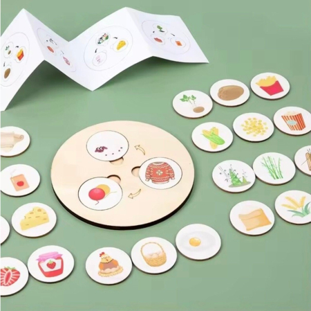 Joc Montessori Decomposing Game, Etapele Vietii, din Lemn [3]