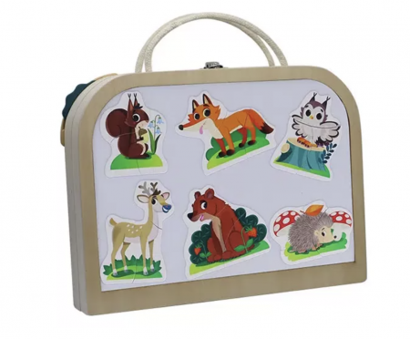 Joc Montessori Placa Busy Board Sisteme, dubla, cu 10 activitati, din lemn [5]