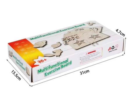 Joc Montessori Sabloane pentru Desen, din lemn [6]