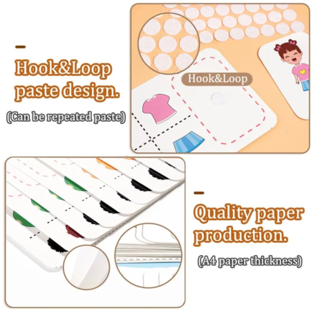 Joc Montessori senzorial Potiveste hainele, Baiat [3]