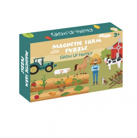 Puzzle clasic - Joc Puzzle magnetic Fancy, Ferma