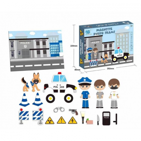 Joc Puzzle magnetic sectia de politie Photo Frame [2]
