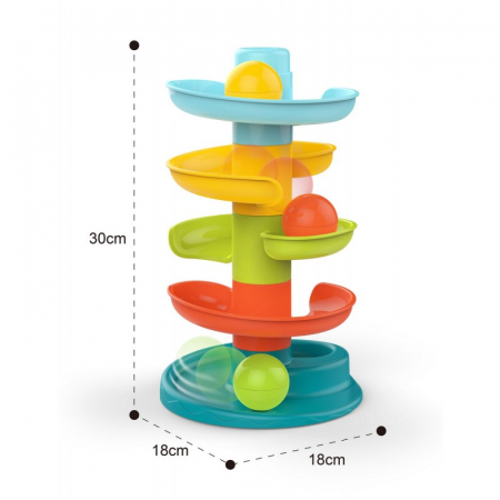 Jucarie bebe circuit cu 5 nivele, 30 cm [4]