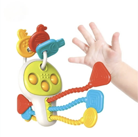 Jocuri si Jucarii - Jucarie bebe senzoriala multifunctionala – Cheile educative