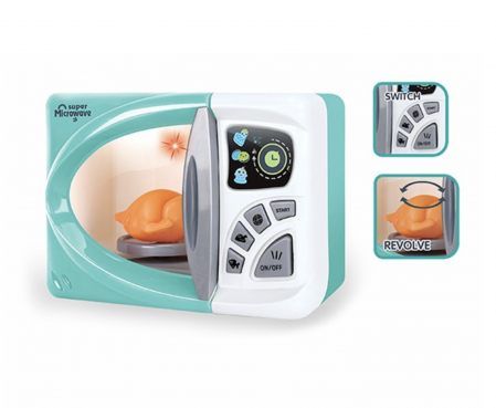 Jucarie Cuptor cu microunde cu sunete si lumini Happy Family, verde [1]