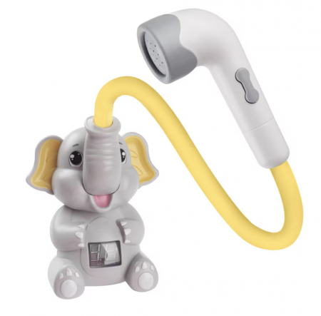 Jucarie de Baie Elefant cu Dus si Termometru pentru Bebe, gri [3]