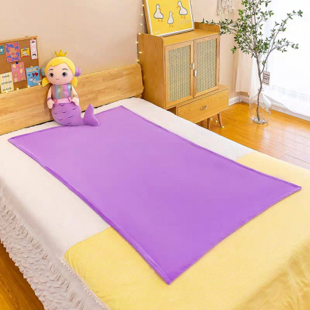 Jucarie de plus si perna cu patura inclusa, Sirena mov [3]