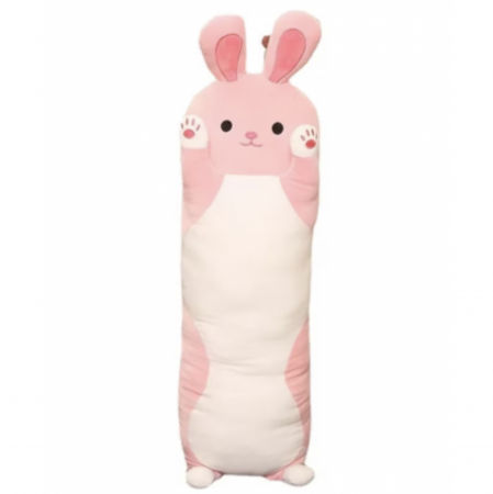 Jucarie de plus si pernuta, Iepurasul roz, 110 cm [2]