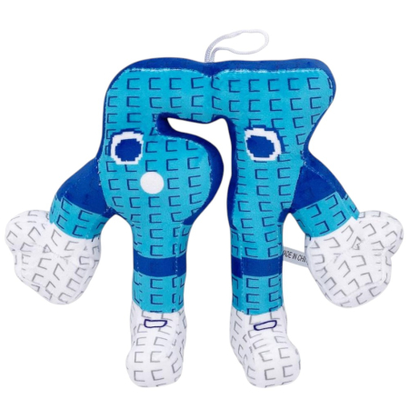 Jocuri si Jucarii - Jucarie de plus Six Seven (67), 24 x 22 cm, din plus moale, albastru