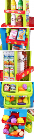 Jucarie de rol Piata SuperMarket Cu Casa De Marcat, 008-85 [10]