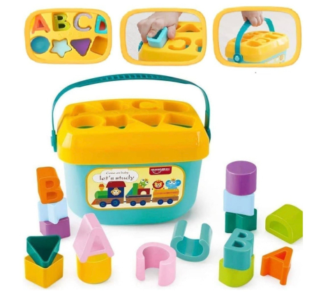 Jucarie de sortat Prima Cutie de cuburi de sortare [7]