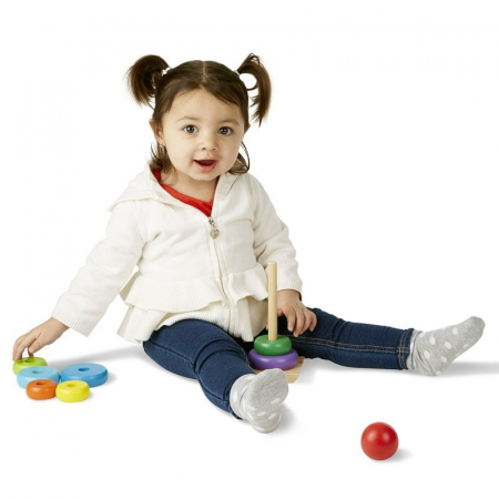 Jucarie Din Lemn Turnul Curcubeu cu 7 piese, 881 [5]