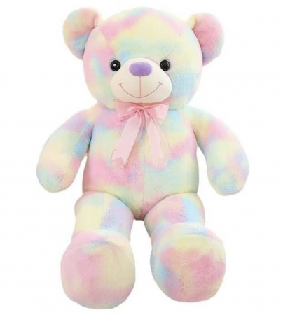 Jocuri si Jucarii - Jucarie din plus Ursul Multicolor, 100 cm