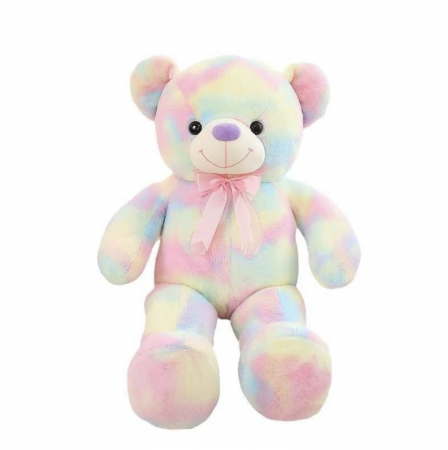 Jocuri si Jucarii - Jucarie din plus Ursul Multicolor, 30 cm