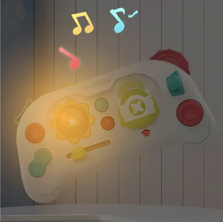 Jucarie educativa cu lumini si sunete, Joystick interactiv Games Console [4]