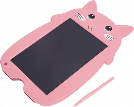 Laptop-uri si tablete grafice copii - Jucarie educativa Tableta grafica electronica LCD, 9 inch, pisicuta
