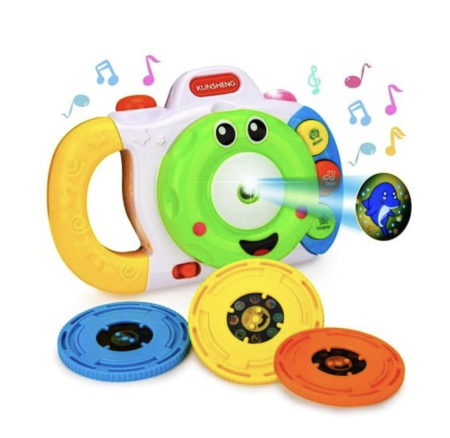 Jucarie interactiva bebe Aparat foto cu 32 proiectii [5]