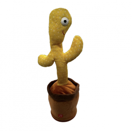 Jucarie interactiva Cactusul dansator - danseaza, canta, imita, din plus, VERDE [7]