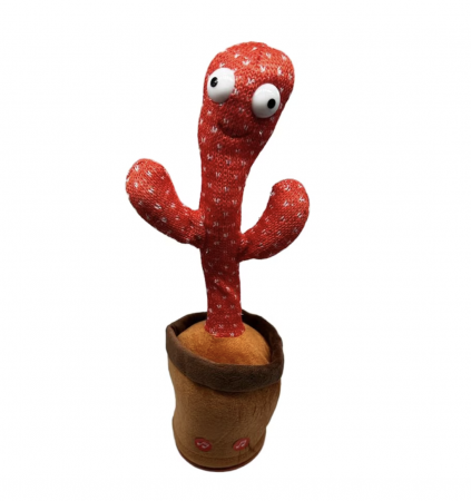 Jucarie interactiva Cactusul dansator - danseaza, canta, imita, din plus, VERDE [8]
