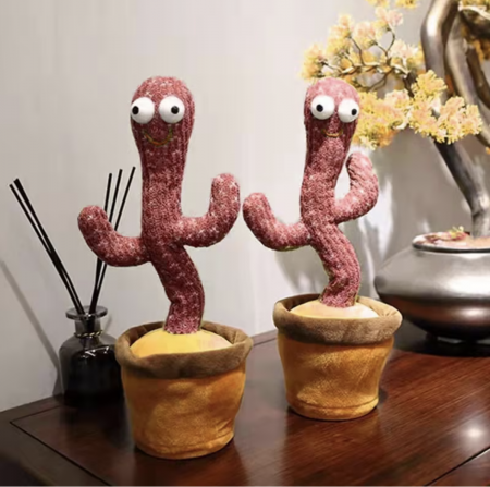 Jucarie interactiva Cactusul dansator - danseaza, canta, imita, din plus, VERDE [13]