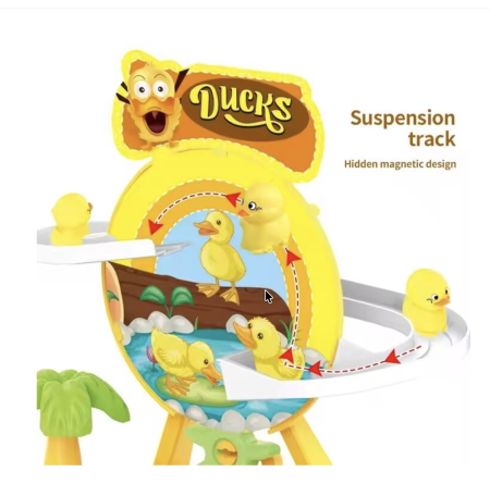 Jucarie interactiva Circuitul ratustelor pe pista, 20 cm, 3+ ani [3]