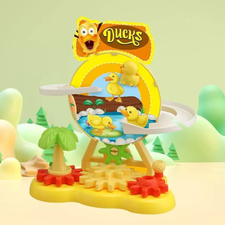 Jucarie interactiva Circuitul ratustelor pe pista, 20 cm, 3+ ani [2]