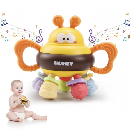 Jucarii interactive bebe - Jucarie interactiva cu activitati pentru bebelusi, Albinuta Honey
