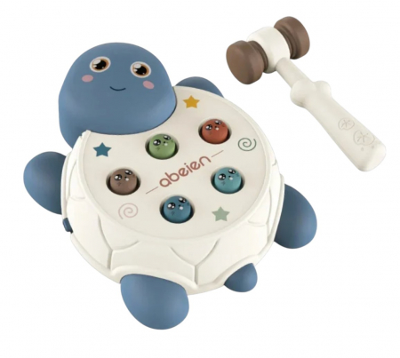 Jocuri si Jucarii - Joc interactiv de motricitate Whack-a-mole – Testoasa bleu