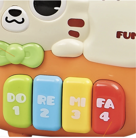 Jucarie interactiva Orga pentru bebe, cu muzica si lumini Pisicuta [2]