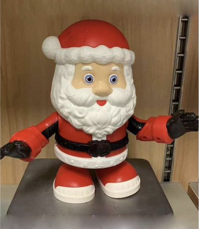 Jucarie interactiva Mos Craciun canta si danseaza, cu lumini [4]