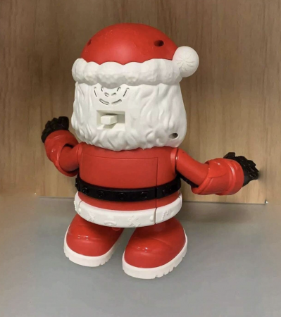 Jucarie interactiva Mos Craciun canta si danseaza, cu lumini [9]