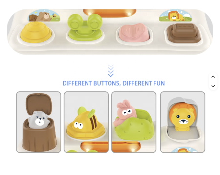 Jucarie interactiva Pop-Up – Invata si descopera animalele in joaca! [4]