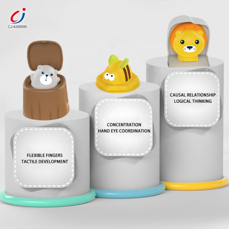 Jocuri si Jucarii - Jucarie interactiva Pop-Up – Invata si descopera animalele in joaca!