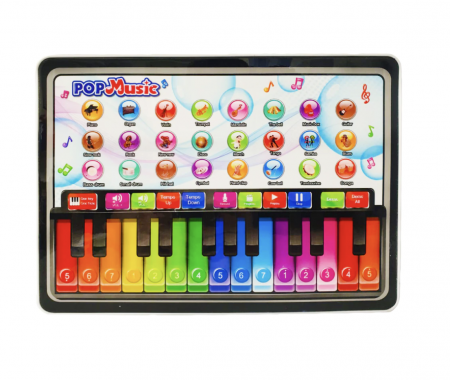 Laptop-uri si tablete grafice copii - Jucarie interactiva Prima mea tableta cu pian, Pop Music