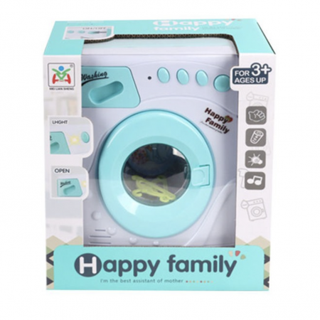 Masina de spalat cu sunete si lumini Happy Family, vernil [3]