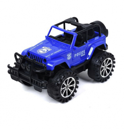 Vehicule de jucarie - Jucarie masina de teren, Jeep mecanic, albastru