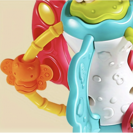 Jucarie Motricitate si Dezvoltare Senzoriala - Animalute Vesele Iepuras [8]