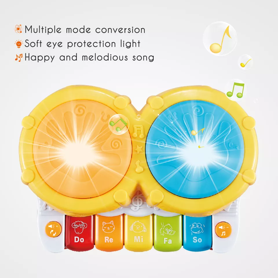 Jucarie muzicala bebelusi, Tine ritmul cu Toba si pian [3]