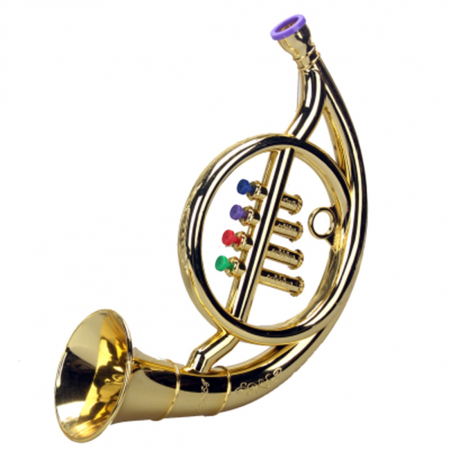 Artist - instrumente muzicale - Jucarie muzicala de Jazz, Corn de suflat - goarna cu 4 clape