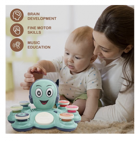 Jucarie Muzicala Interactiva 2 in 1 – Caracatita Albastra [5]