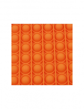 Jucarie POP IT!, antistres, din silicon, octogon, portocaliu [1]