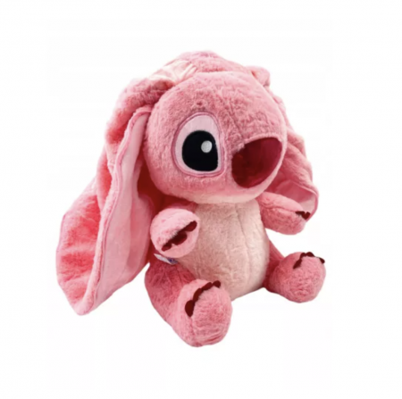 Jucarii din plus interactive - Jucarie reversibila 2 in 1 Lilo, 20 cm din plus, roz
